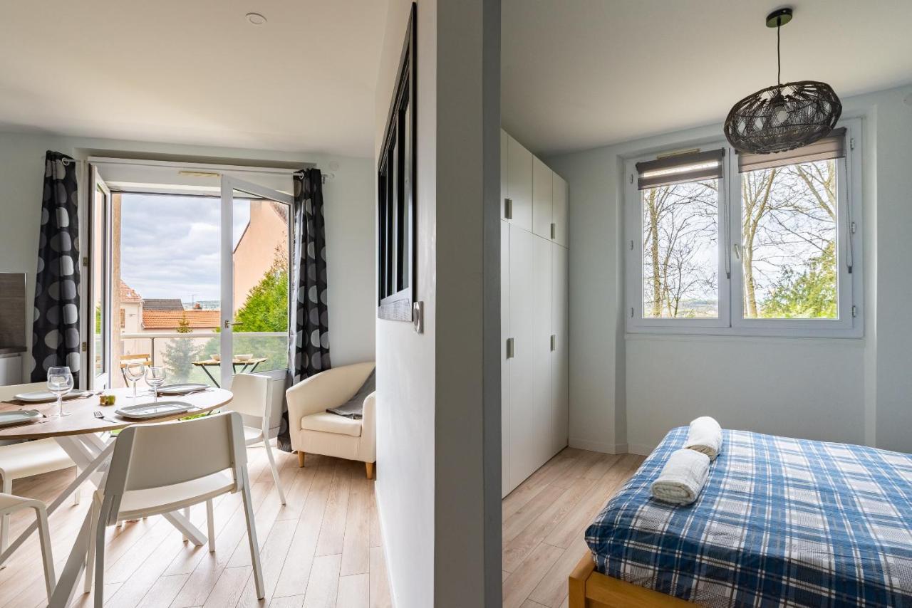"Le Marmuzot" - Confort - Calme - Parking Free Apartment Дижон Екстериор снимка